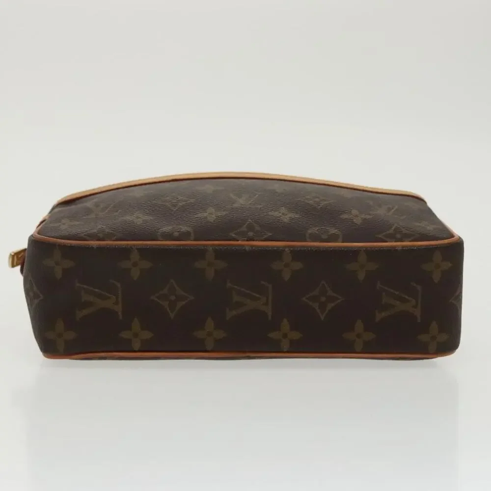 Louis Vuitton Monogram Compiegne 23 Clutch Bag Brown